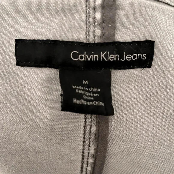 Moto Denim Jean Jacket,  Size M - Picture 5 of 11